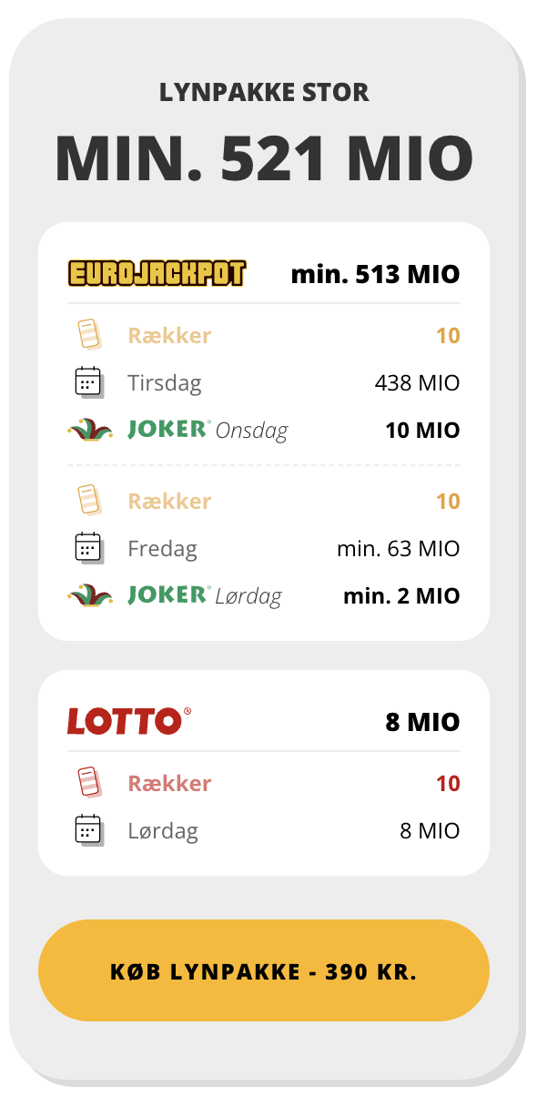 EuroJackpot Pulje 521 Millioner